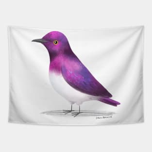 Violet Backed Starling Bird Tapestry