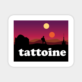 Tattoine Outdoor Tshirt Magnet