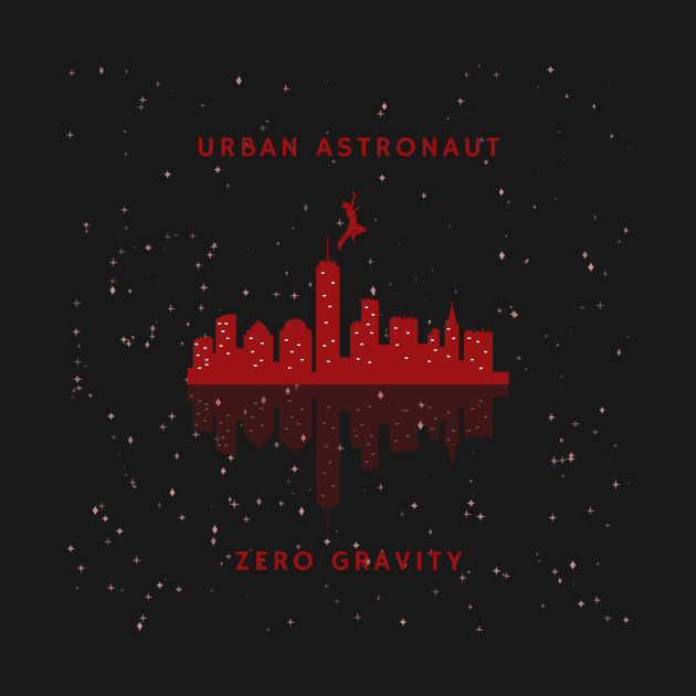 Urban Astronaut Parkour by Ink Lake Designs
