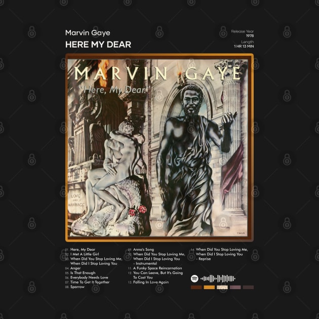 Marvin Gaye - Here My Dear Tracklist Album by 80sRetro