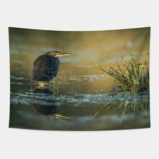 Green Heron Tapestry