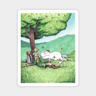 Moomin and Snufkin Magnet