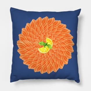 Salmon Mandala Pillow