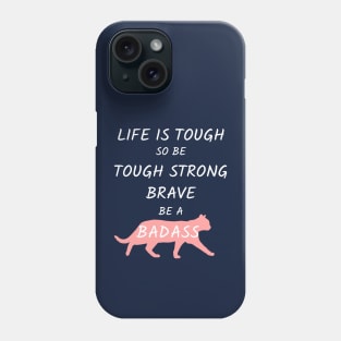 tough strong badass woman Phone Case