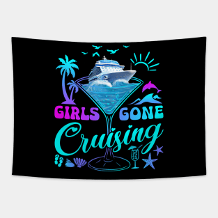 Girls Gone Cruising Girls Trip Cruise Tapestry