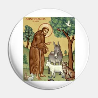 St. Francis of Assisi - Patron Saint of Animals Pin