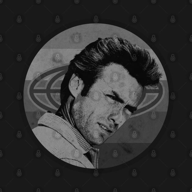 Golden Age Eastwood BW by CTShirts