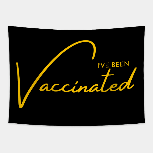 I Have Been Vaccinated Tapestry by emhaz