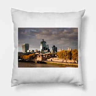 Cityscape Skyline City of London Pillow