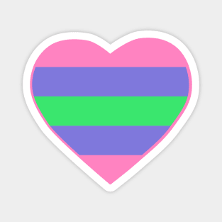 Pride Flag Heart Trigender Magnet