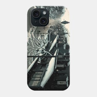 Hiroshima Streets in Winter Phone Case