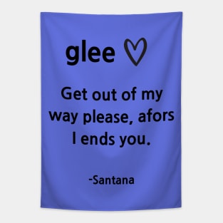 Glee/Santana Tapestry