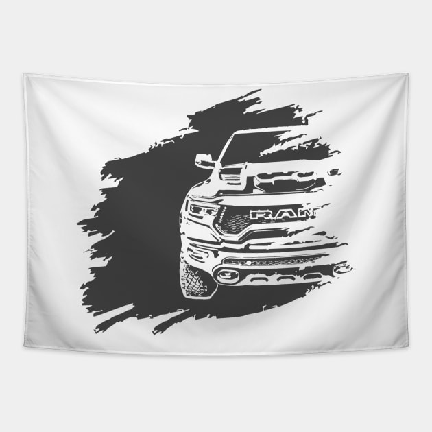 RAM pickup Tapestry by mfz