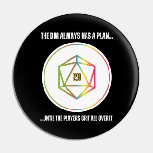 Dungeon Master Plan Pin