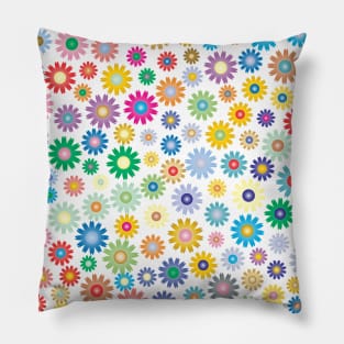 Multicoloured flower pattern Pillow