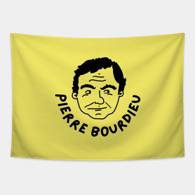 Pierre Bourdieu Tapestry by Cartoon