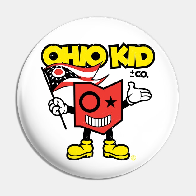 Ohio Kid and Co. Vintage Mascot Pin by ohiokidandco