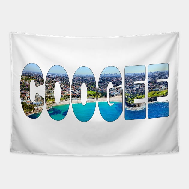 COOGEE - Sydney Australia Stunning Aerial Perfect Day Tapestry by TouristMerch