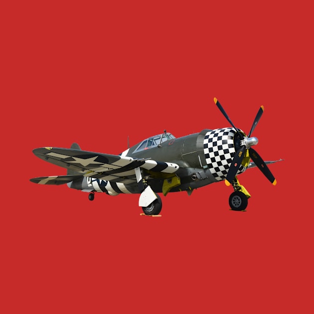 P-47 Thunderbolt (front print) by Doc Dakota's Trading Post