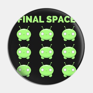 Final Space Mooncake Chookity Pok - Funny Pin