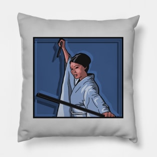 O-ren Ishii Panel (no Title) (Kill Bill) Pillow