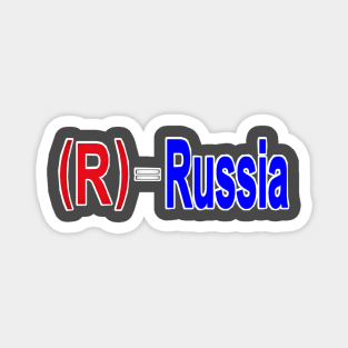 (R) = Russia - Republicans = Russian Assests - Back Magnet