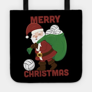 Santa Claus for Volleyball Lovers Tote