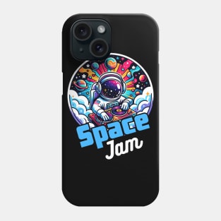 dj astronaut Phone Case