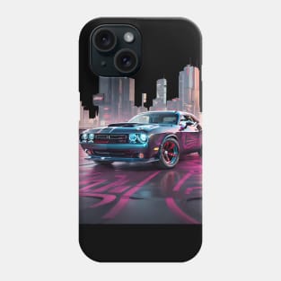 Dodge Challenger Cyberpunk Phone Case