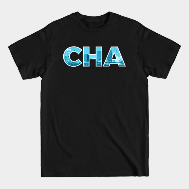 Disover Charlotte Hornets CHA Skyline - Charlotte Hornets - T-Shirt