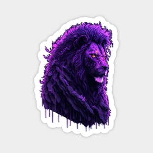 Purple Lion Original Magnet