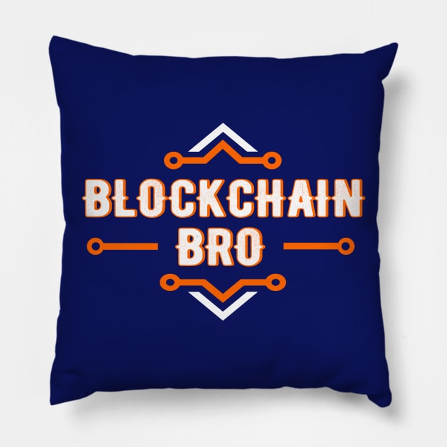 Blockchain Bro Pillow by IvaNova78