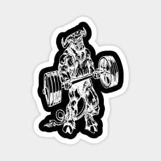 SEEMBO Devil Weight Lifting Barbell Fitness Gym Lift Workout Magnet