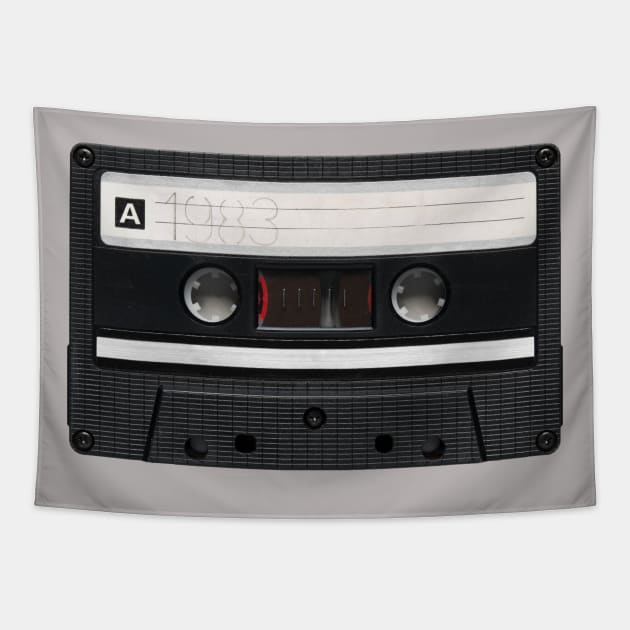 1983 Mix Tape Tapestry by Retrofloto