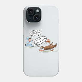 Funny Happy Thanksgiving Day And Social Distancing Phone Case