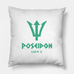 Poseidon symbol cabin 3 Pillow