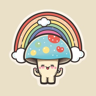 Happy Cute Mushroom T-Shirt