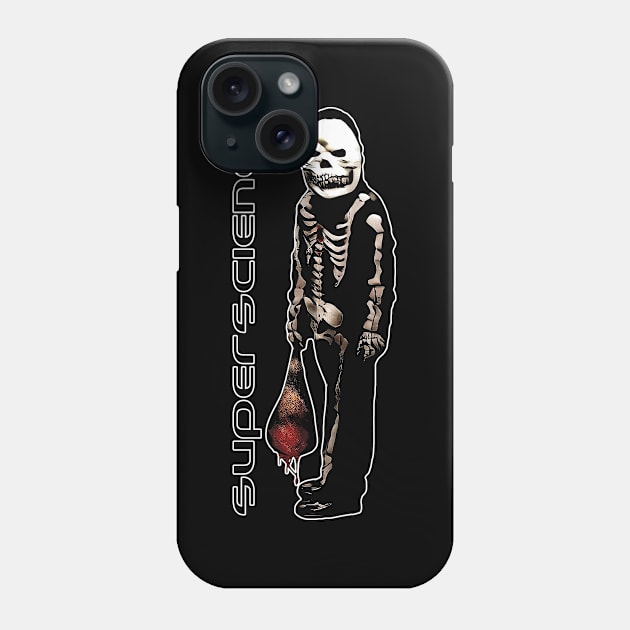 SuperScience "Candy Sack" Skeleton Phone Case by Strangers With T-Shirts