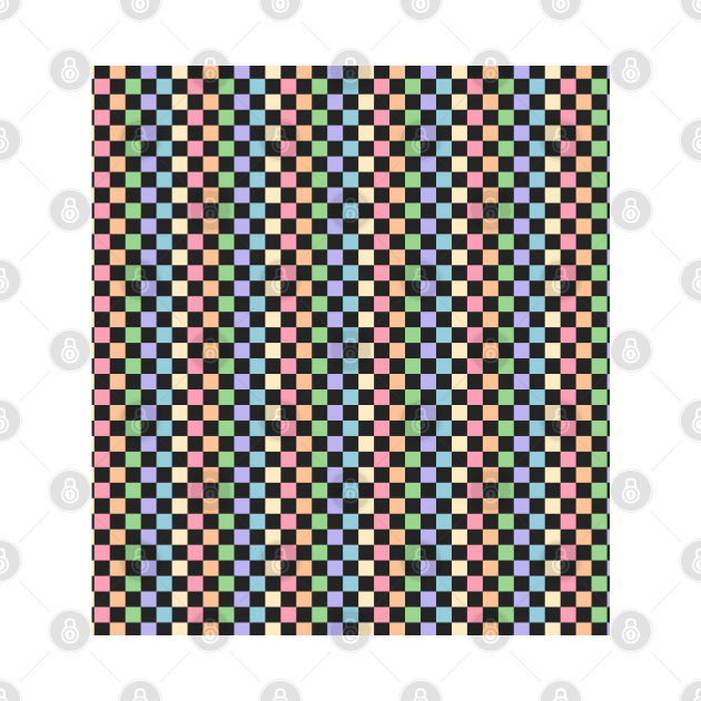 Pastel Checkerboard by sugarhai
