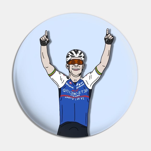 Mark Cavendish Giro 2022 - Stage 3 Victory Pin by p3p3ncil