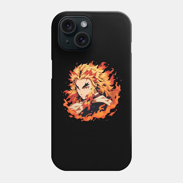 rengoku Phone Case by pokermoment