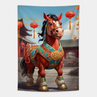 KUNG HEI FAT CHOI – THE HORSE Tapestry