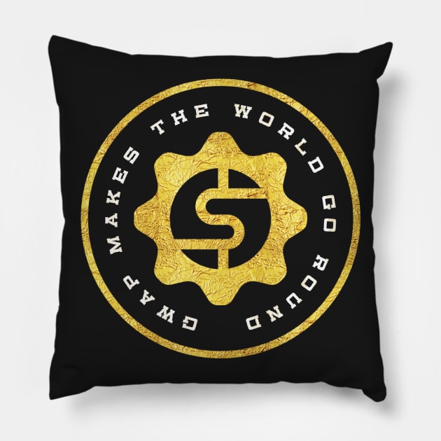 World Go Round Pillow by gwapnation