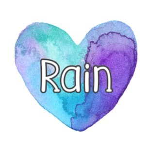 Drippin' Delight: My Groovy Love Affair with Rain T-Shirt