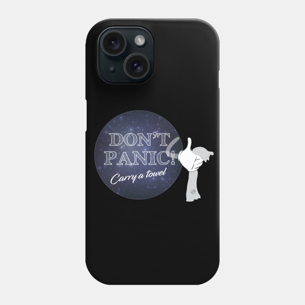 Don't Panic! Phone Case by debonaart