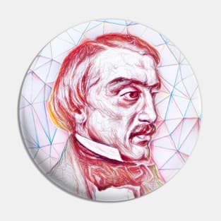 Vissarion Belinsky Portrait | Vissarion Belinsky Artwork | Line Art Pin