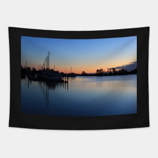 Sunrise at Port of Urbanna Tapestry