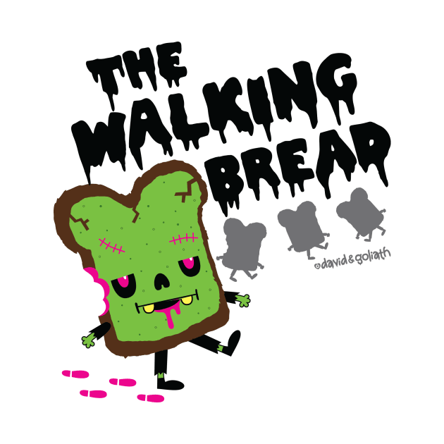 The Walking Bread by toddgoldmanart