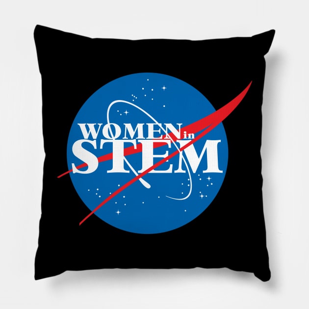 Women in STEM Pillow by MadEDesigns