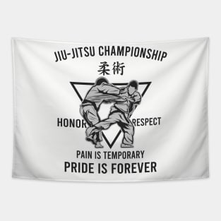 JIU JITSU CHAMPIONSHIP POSTER Tapestry